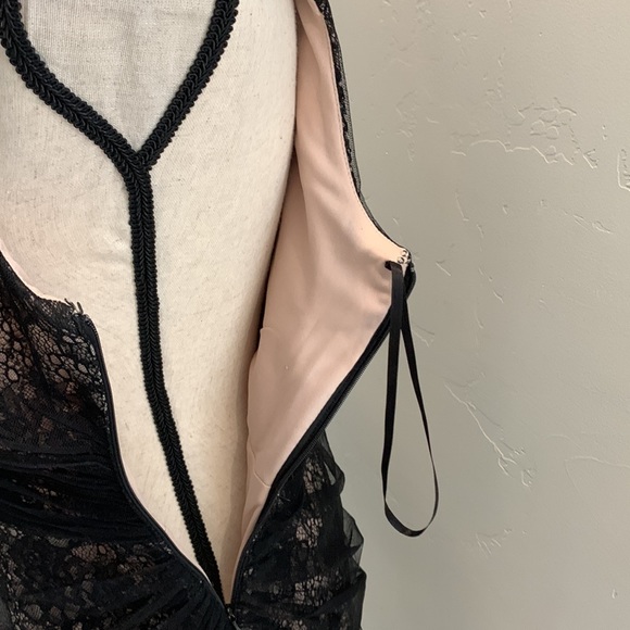 Classic Little Black dress with Bkack Netting - Picture 13 of 16